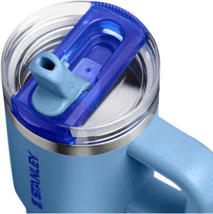 STANLEY Quencher ProTour Flip Straw Tumbler with Leakproof Lid 14 oz | Built-In Straw & Handle | Cupholder Compatible for Travel | Insulated Stainless Steel Cup | BPA-Free | Cobalt