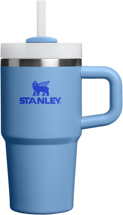STANLEY Quencher H2.0 Tumbler with Handle and Straw 20 oz | Flowstate 3-Position Lid | Cup Holder Compatible for Travel | Insulated Stainless Steel Cup | BPA-Free | Cream 2.0