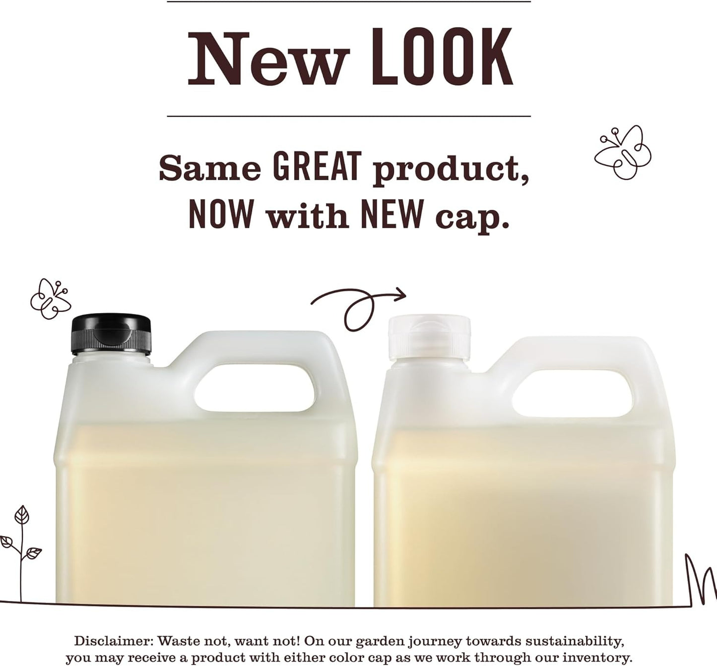 MRS. MEYER'S CLEAN DAY Hand Soap Refill, Rain Water Scent, 33 Fl Oz Bottle