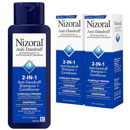 Nizoral Anti-Dandruff Shampoo with 1% Ketoconazole, Fresh Scent, 7 Fl Oz